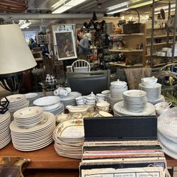 Mercer Island Thrift Shop - A look towards the kitchen items section.