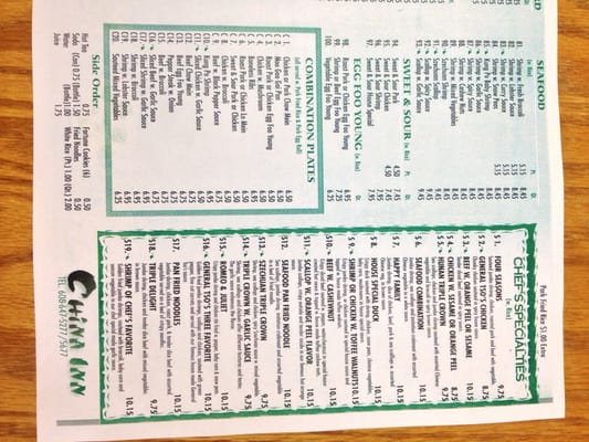 Menu photo 2 China Inn Richland Center, WI Menu photo 2 China Inn Richland Center, WI