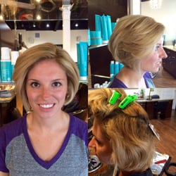 Blown Away Salon - Bottom right is the before and the other 2 are after Victoria's help!