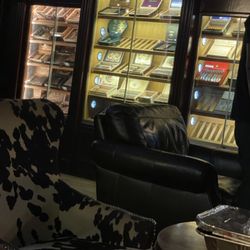 Cu'Noma Cigar Lounge - One of the humidors