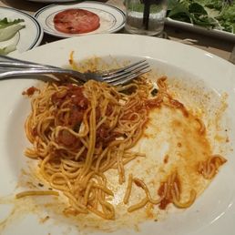 Pasta was delicious