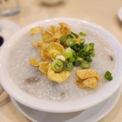 Minghin Cuisine - Pork with Preserved Egg Congee
