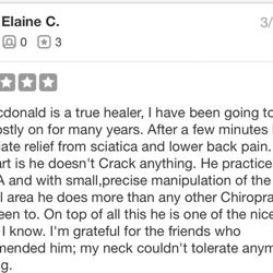 Steven MacDonald, DC - Review