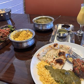 Veranda Bar & Restaurant - Rice, palak paneer, tandoori chicken, lassi - Seafood Near Me - Leander, Texas Veranda Bar & Restaurant - Rice, palak paneer, tandoori chicken, lassi - Seafood Near Me - Leander, Texas