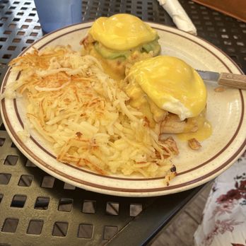 Toro Place Cafe - Cassandra's Crab Benedict With Hash Browns. - Breakfast & Brunch Near Me - Salinas, California Toro Place Cafe - Cassandra's Crab Benedict With Hash Browns. - Breakfast & Brunch Near Me - Salinas, California