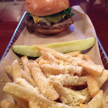 Hops Burger Bar - Turkey Burger and fries. - Burgers Near Me - Greensboro, North Carolina