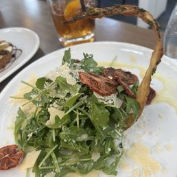 Arugula salad - tasty and neat presentation!