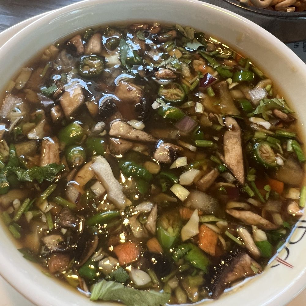 Inchin's Bamboo Garden - Manchow Soup - Chinese Near Me - Dublin, California