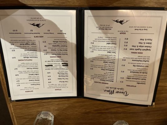 Menu photo 7 The Outpost Steakhouse Burney, CA Menu photo 7 The Outpost Steakhouse Burney, CA
