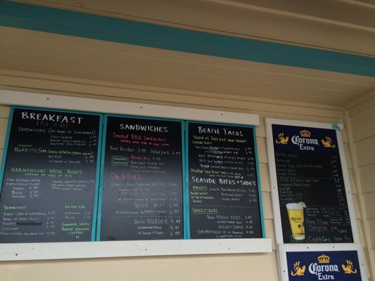 Menu photo 2 Shark Tooth Beach Concession Nokomis, FL