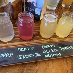 Hard juice flight.
