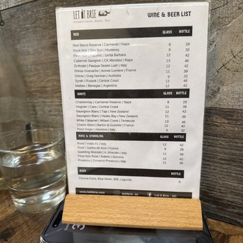 Let It Brie - Wine and beer menu - Cheese Shops Near Me - Fullerton, California