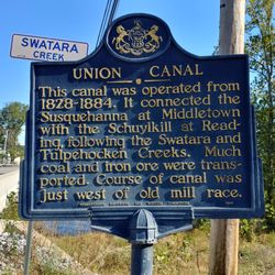 Union Canal Historical Marker - Union Canal Historical Marker, Middletown PA