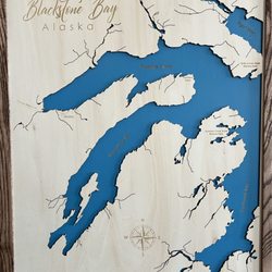 Glacier Jet Ski Adventures - Map of the bay