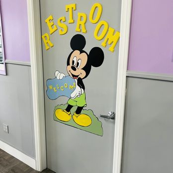 Wonderland 4 Kids - Mickey bathroom - Indoor Playcenter Near Me - Burbank, California Wonderland 4 Kids - Mickey bathroom - Indoor Playcenter Near Me - Burbank, California