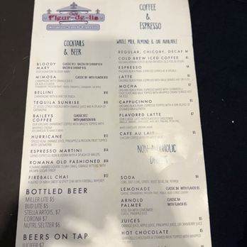 Cafe Fleur De Lis - Menu - Coffee & Tea Near Me - New Orleans, Louisiana Cafe Fleur De Lis - Menu - Coffee & Tea Near Me - New Orleans, Louisiana