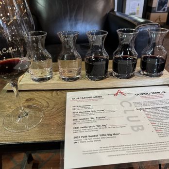 Club member tasting.  Wonderful experience!