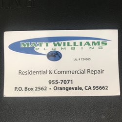 Williams Matt Plumbing