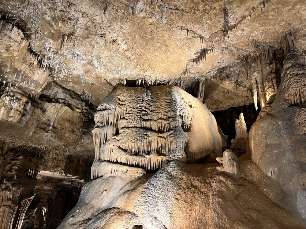 Marengo Cave Park U.S. National Landmark Logo