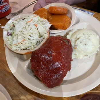 Lamberts Cafe - Meatloaf, mashed potatoes, yams and Cole slaw - American Near Me - Sikeston, Missouri Lamberts Cafe - Meatloaf, mashed potatoes, yams and Cole slaw - American Near Me - Sikeston, Missouri