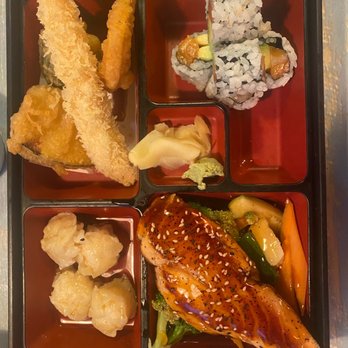 Tokyo Sushi - Teriyaki Salmon Bento Box - Sushi Bars Near Me - Madison, Wisconsin
