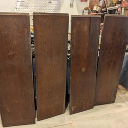 Ancient of Days Furniture Refinishing - Before photo of leaves