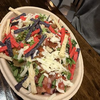 Branded Bowls - Steak bowl with tortilla strips - Tex-Mex Near Me - Flower Mound, Texas Branded Bowls - Steak bowl with tortilla strips - Tex-Mex Near Me - Flower Mound, Texas