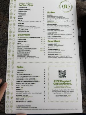Menu photo 4 RIZE Fishers, IN