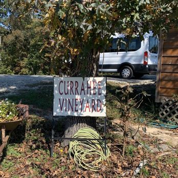 Currahee Vineyard and Winery - a sign for currahee vineyard - Wine Tasting Room Near Me - Toccoa, Georgia