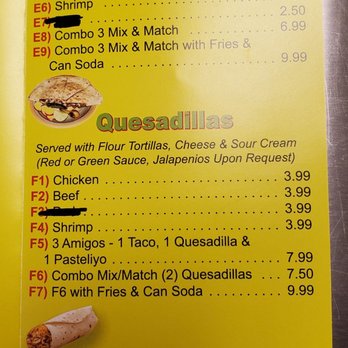 Hahalapenios - Menu pg 3 - Mexican Near Me - Buffalo, New York