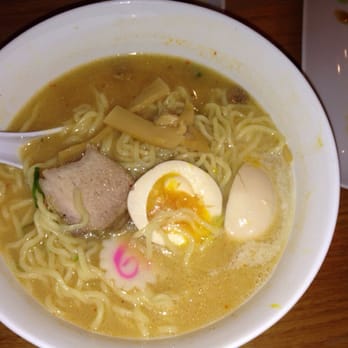 Sakana - 4-3-15 spicy miso ramen w nitamago egg n butter - Sushi Bars Near Me - Westminster, Colorado Sakana - 4-3-15 spicy miso ramen w nitamago egg n butter - Sushi Bars Near Me - Westminster, Colorado