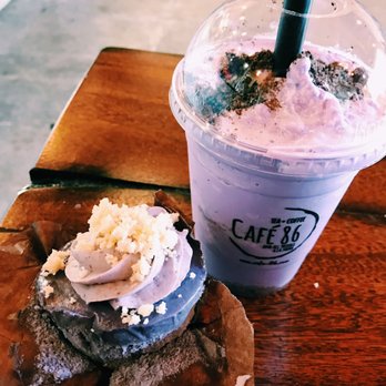 Cafe 86 - "Mini" Ube Monster, Ube cheesecake - Desserts Near Me - Artesia, California