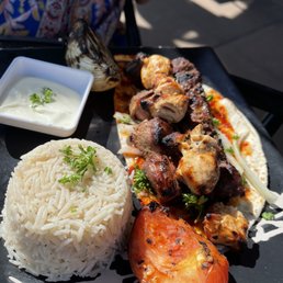 My sister's Rozanna Mixed Grill platter (she said it was good)