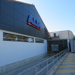 Aldi - at the back