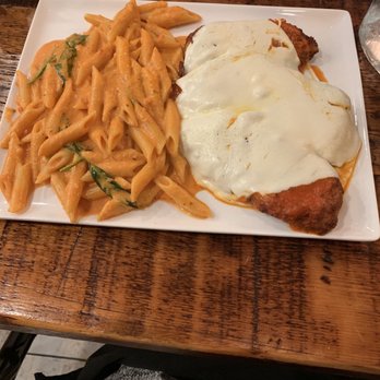 Mozzarella - Mmmmm chicken parm + penn vodka!!! Absolutely delicious - Salad Near Me - South Orange, New Jersey
