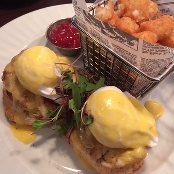 Lib's Grill - Crab cakes Benedict! - Seafood Near Me - Perry Hall, Maryland