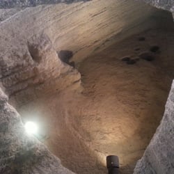 Museo y Parque Arqueológico Cueva Pintada - Unfortunately in the painted cave itself photography is banned but the residential remains are also very interesting