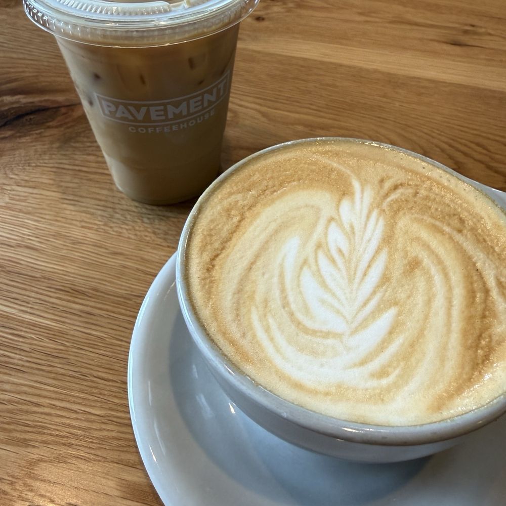 Pavement Coffeehouse - Vanilla Latte hot & iced - Coffee & Tea Near Me - Brighton, Massachusetts Pavement Coffeehouse - Vanilla Latte hot & iced - Coffee & Tea Near Me - Brighton, Massachusetts