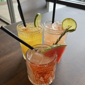 Parachos Tacos Y Tragos - Watermelon Margarita, Guava mocktail and Mango mocktails for the kiddos - Tacos Near Me - Scottsdale, Arizona Parachos Tacos Y Tragos - Watermelon Margarita, Guava mocktail and Mango mocktails for the kiddos - Tacos Near Me - Scottsdale, Arizona