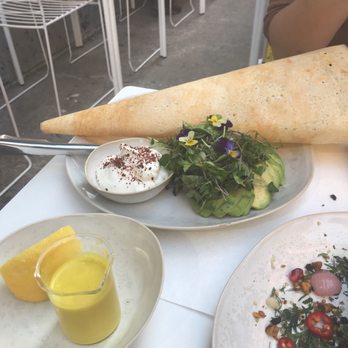 abcV - Dosa with yogurt and avocado - Vegetarian Near Me - New York, New York