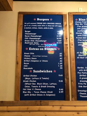 Menu photo 5 Blue Sky Texas Lubbock, TX