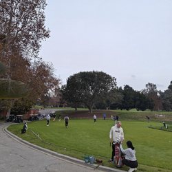 Rancho Park Driving Range - Putting practice