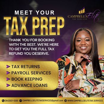 Campbell's Elite Tax Services - Tax Services Near Me - Hollywood , South Carolina Campbell's Elite Tax Services - Tax Services Near Me - Hollywood , South Carolina