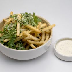 Samos Cafe & Grill - Garlic Fries