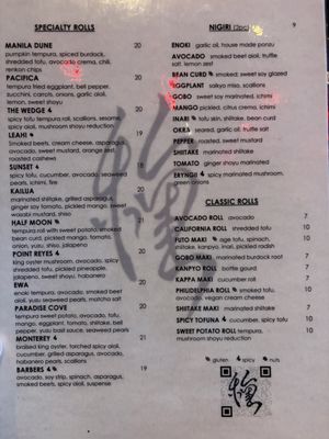 Menu photo 8 Tane Vegan Izakaya Honolulu, HI
