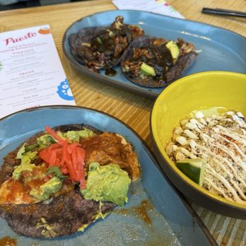 Puesto Santa Clara - Too excited and didn't capture until after eating, but the quesabirria and filet mignon on the blue corn tortillas was delicious! - Mexican Near Me - Santa Clara, California Puesto Santa Clara - Too excited and didn't capture until after eating, but the quesabirria and filet mignon on the blue corn tortillas was delicious! - Mexican Near Me - Santa Clara, California