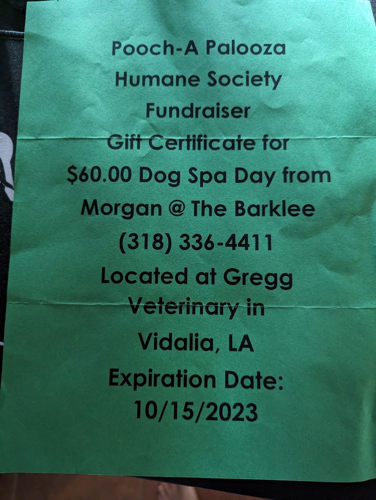 GREGG VETERINARY HOSPITAL Updated September 2024 1150 Logan Sewell Dr, Vidalia, Louisiana