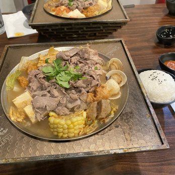 Tasty Pot - Beef Hot Soup Dinner with rice - Hot Pot Near Me - Elk Grove, California