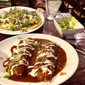 Cafe La Fonda - I ordered the Shrimp enchiladas ala cart even though they don't offer it that way. My friend had the shrimp Alambre. Five stars. - Breakfast & Brunch Near Me - Santa Barbara, California Cafe La Fonda - I ordered the Shrimp enchiladas ala cart even though they don't offer it that way. My friend had the shrimp Alambre. Five stars. - Breakfast & Brunch Near Me - Santa Barbara, California