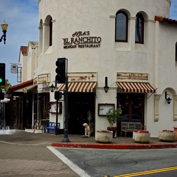 Avila's El Ranchito - The restaurant from across the street.  Little doggy is a show piece. Lol. - Mexican Near Me - San Clemente, California